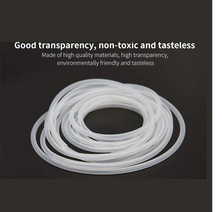 Kamoer Silicone Tube ID: 2mm OD: 4mm L: 100cm for Peristaltic Pumps