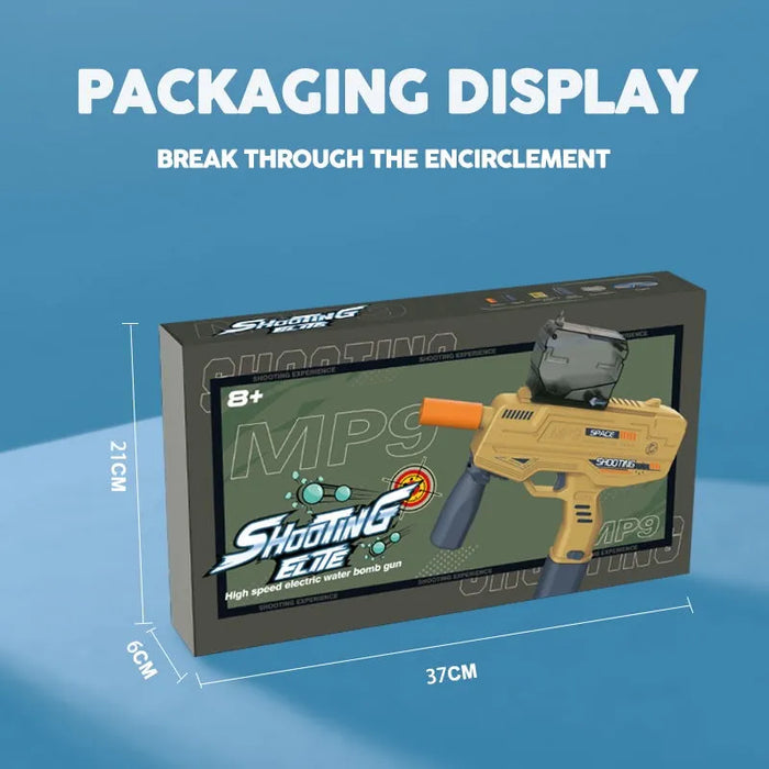Toy Gun Shooting Elite Mp9 High Speed Electric Water Bomb Gun