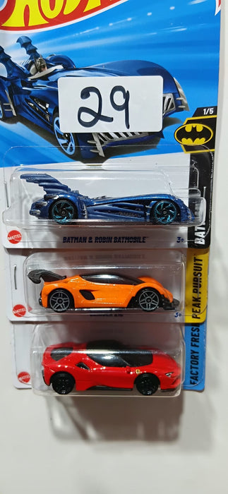 HOT WHEELS CASE-J MAINLINE (PACK OF 3) DIECAST
