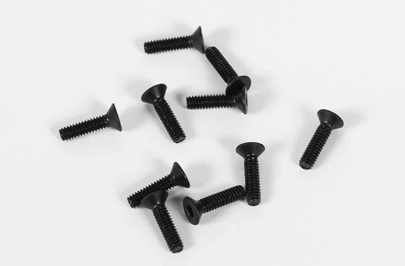 (10 Nos) M2*8 Flat Head Screws
