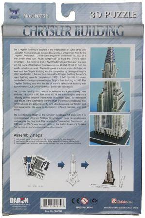 3D PUZZLE CHRYSLER BUILDING