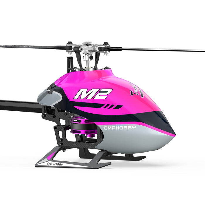 OMP HOBBY M2 BNF V2 ELECTRIC HELICOPTER (DULL PURPLE) 400MM