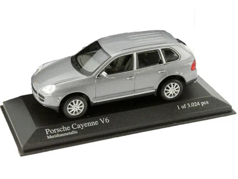 MINICHAMPS PORSCHE CAYENNE V6 CAR GREY 1/43 DIE CAST MODEL