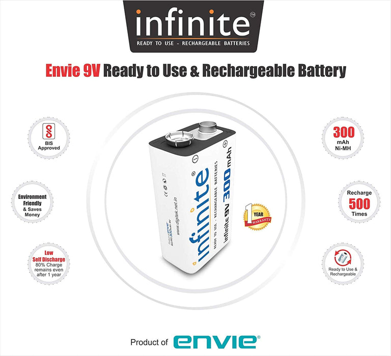 9V Battery Nimh 300Mah