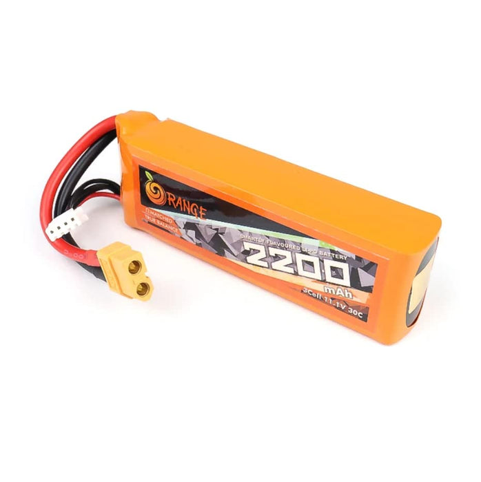 LIPO 11.1V 2200MAH 3S 30C ORANGE BATTERY