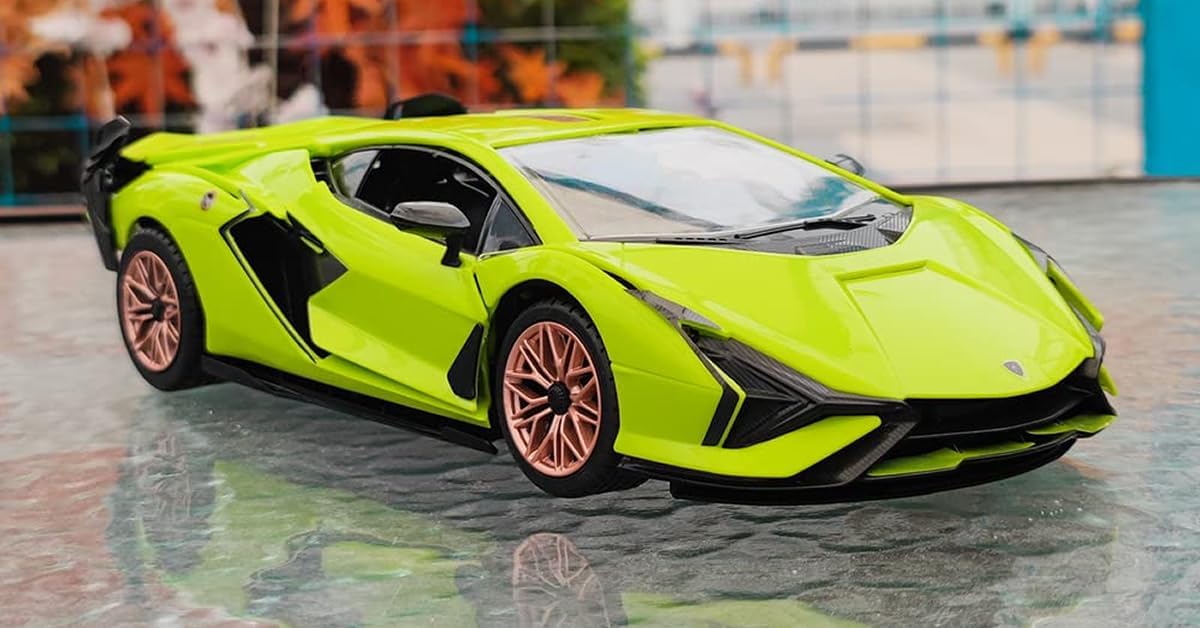 RASTAR 97400 1/18 LAMBORGHINI RC CAR BUILDING KITS (64 PCS & 8 PTS)