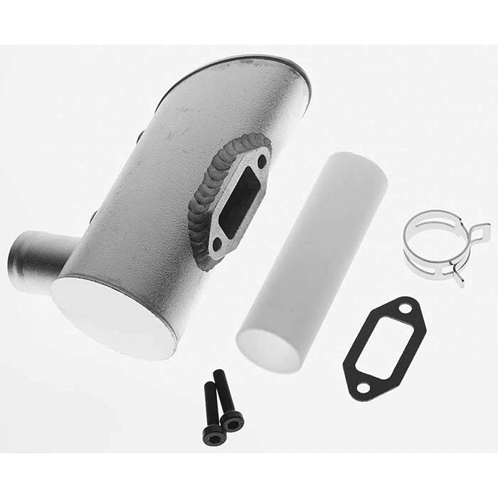 Dle Muffler 120Y32 Right 2 Hole