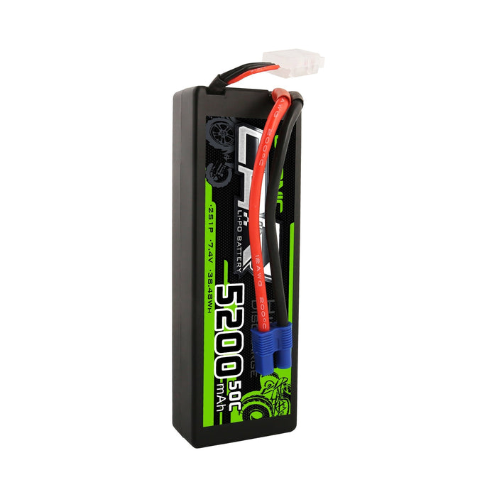 Lipo Ovonic 7.4V 5200Mah 50C Hard Case Battery