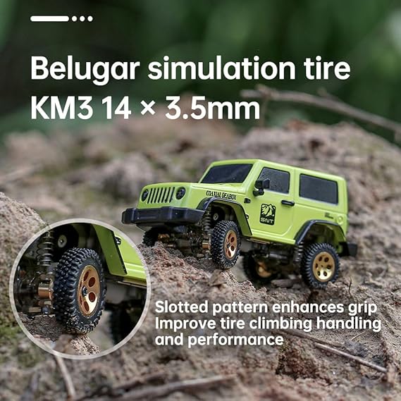 SNT 3010 Jeep Wrangler Y60 Off-Road Series 1:64 Scale Remote Control Truck,Rc Car With Camera And FPV Goggles(GREEN)