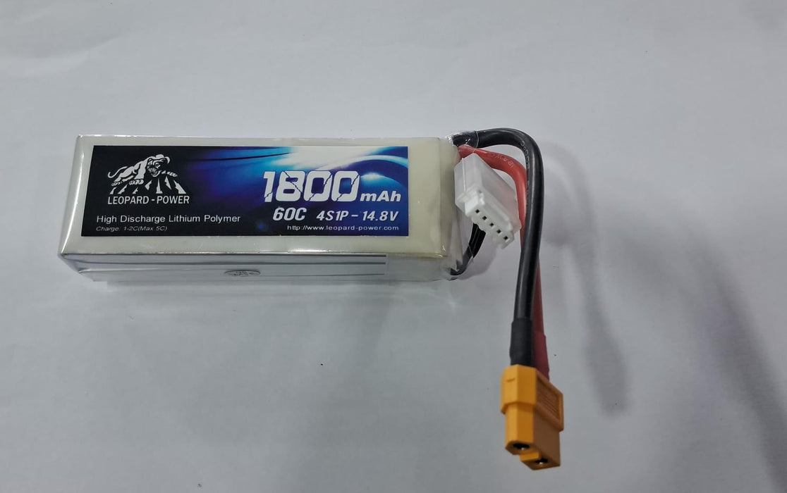 LIPO 14.8V 1800MAH 60C,4S LEOPARD BATTERY