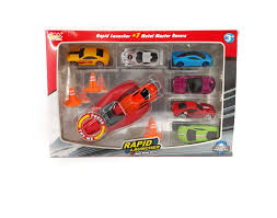 Rapid Launcher Metal Cars 7Pcs No.8277 Diecast
