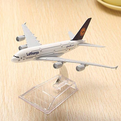 AIRPLANE METAL DIECAST LUFTHANSA A380 16CM