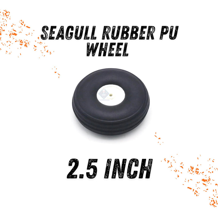 SEAGULL RUBBER PU WHEEL 2.5 INCH