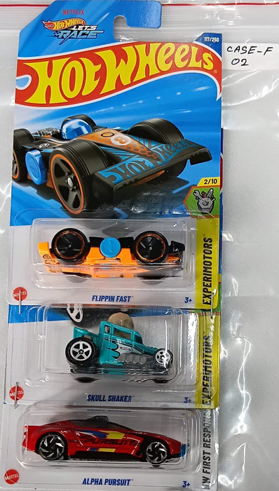 HOT WHEELS - CASE F (2025) - BASIC CAR ASSORTED (PACK OF 3 )-DIECAST