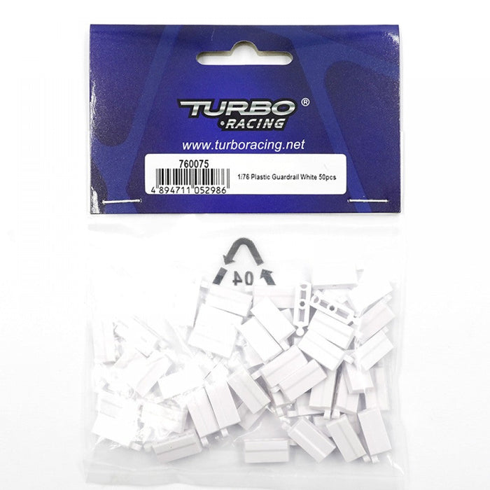 Turbo Racing - 1:76 RC Car Spare Parts - Guardrail White (50 Pcs)760075