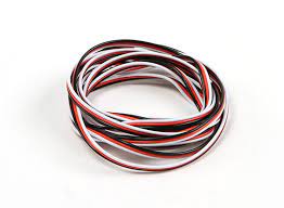 Servo Wire Flat 22Awg 1Mtr(R/B/W)
