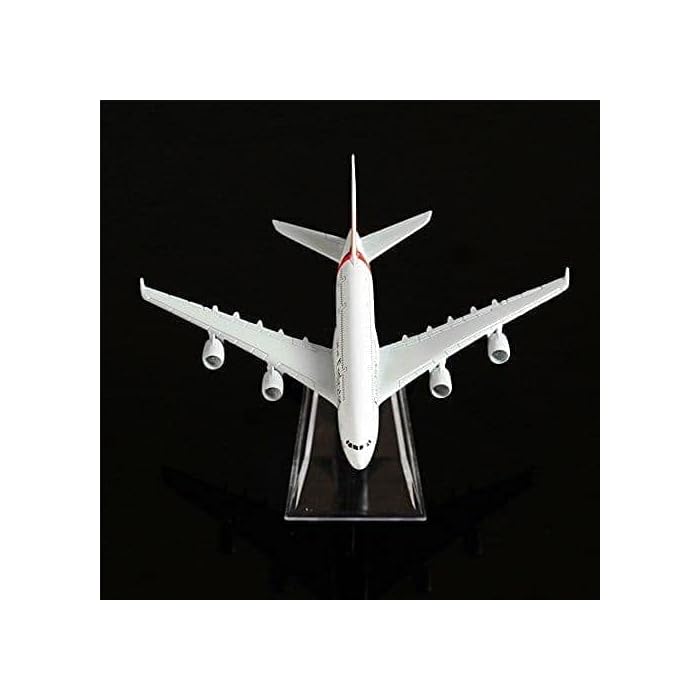 AIRPLANE METAL DIECAST ETIHAD A380 16CM