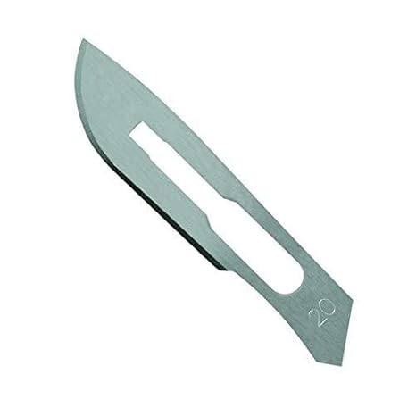 SURGICAL BLADES SURGEON NO: 20 (PACK OF 10 PCS)