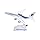 Airplane Diecast Malaysia Airlines A380 16Cm
