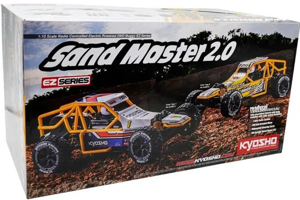 Kyosho 1/10 2WD Sand Master 2.0 CT2 EZ Series RTR RC Buggy – Ready to Run Off-Road Desert Racer