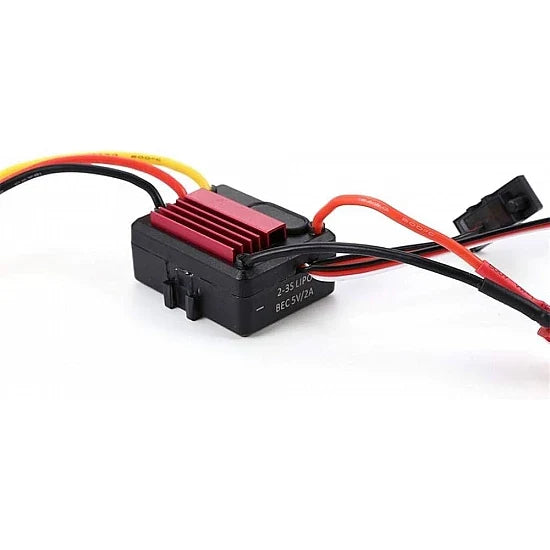ESC 35A WATERPROOF RED BRUSHLESS FOR HIGH-SPEED RC CARS