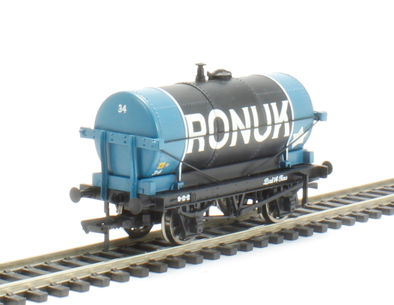 BACHMANN 37-654A OO GAUGE 1/76 SCALE 14 TON TANK WAGON RONUK