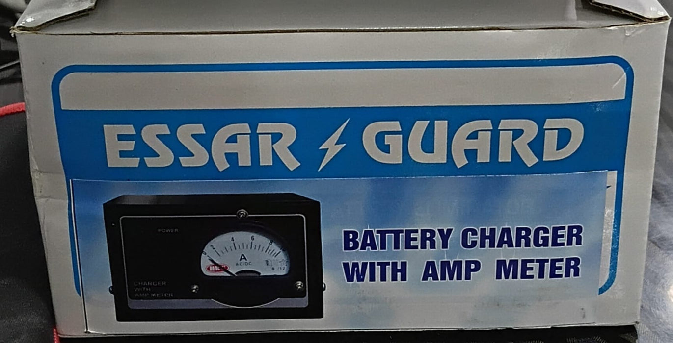 12V BATTERY CHARGER WITH AMP METER