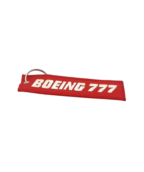 EMBROIDERED KEYRING B767