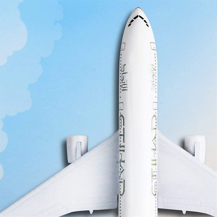 AIRPLANE DIECAST ETIHAD BOEING B777 16CM MODEL