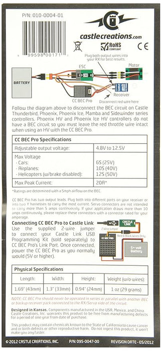 Castle Creations 20A BEC Pro