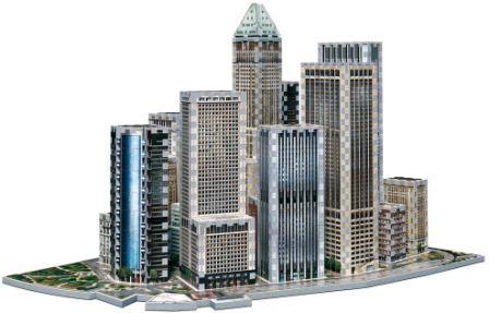 WREBBIT NY FINANCIAL DISTRICT 3D PUZZLE 925 PC