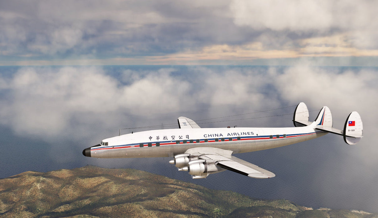 Airplane Diecast China AIRLINES B-1809 1:500 Scale