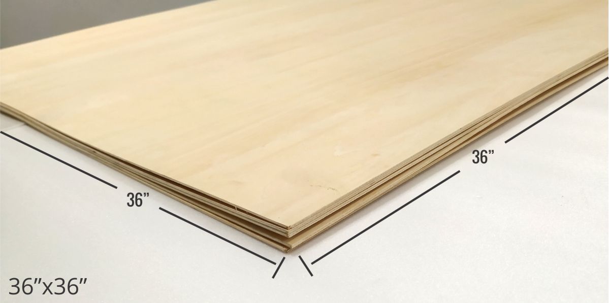 AERO PLY 5MM (3FT X 3FT) PACK OF 2PC