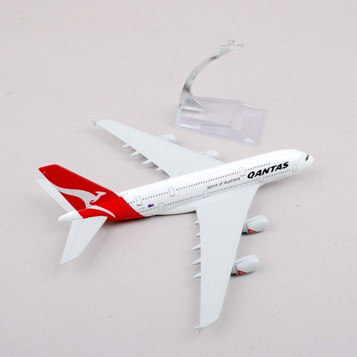 Airplane Diecast Qantas Airlines Airbus A380 16Cm