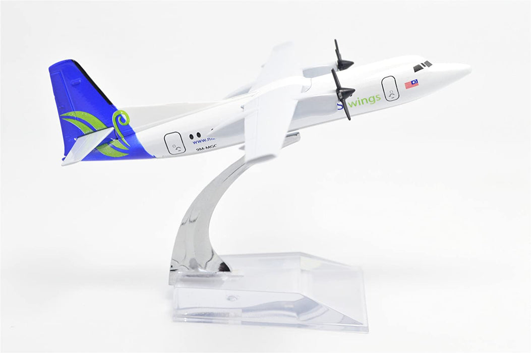 Airplane Diecast Malaysian MAS Wings Fokker 50 16Cm