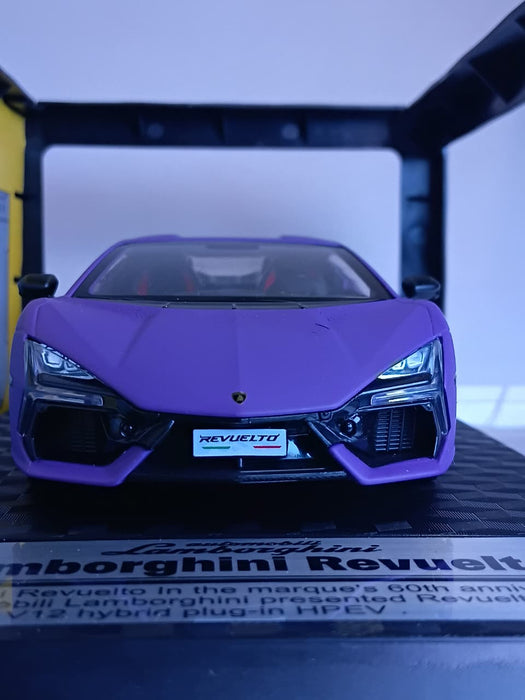 CCA LAMBORGHINI REVUELTO 1:24 DIECAST SCALE MODEL 68272K PURPLE