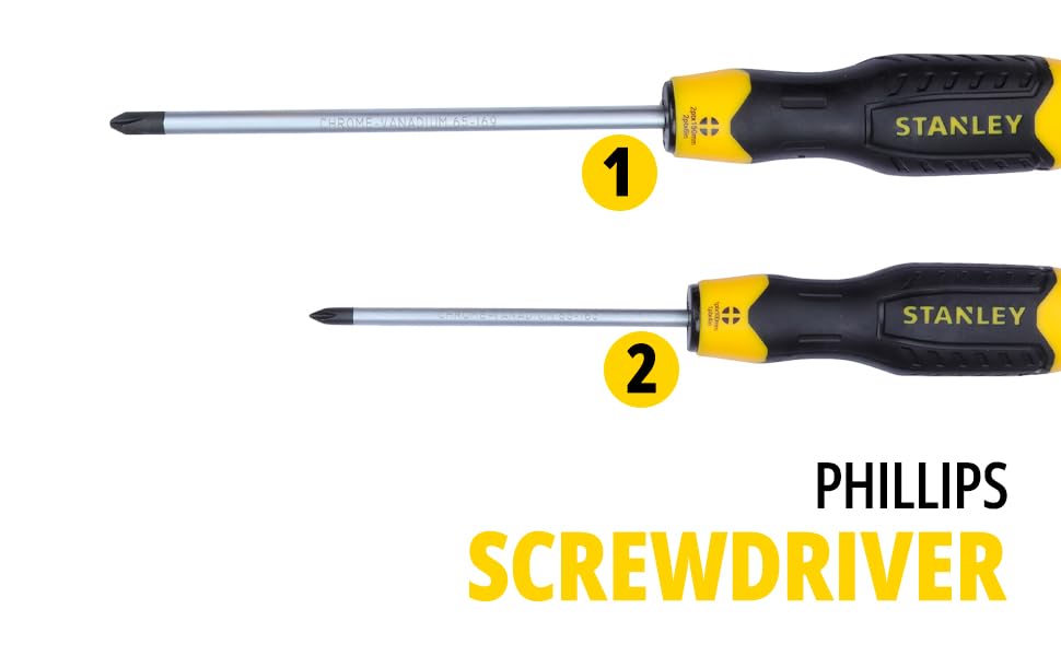 STANLEY STHT65242 6-Piece Cushion Grip Screwdriver