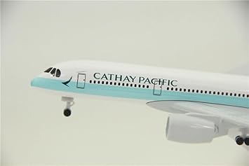 AIRPLANE DIECAST METAL CATHAY PACIFIC A350 20CM