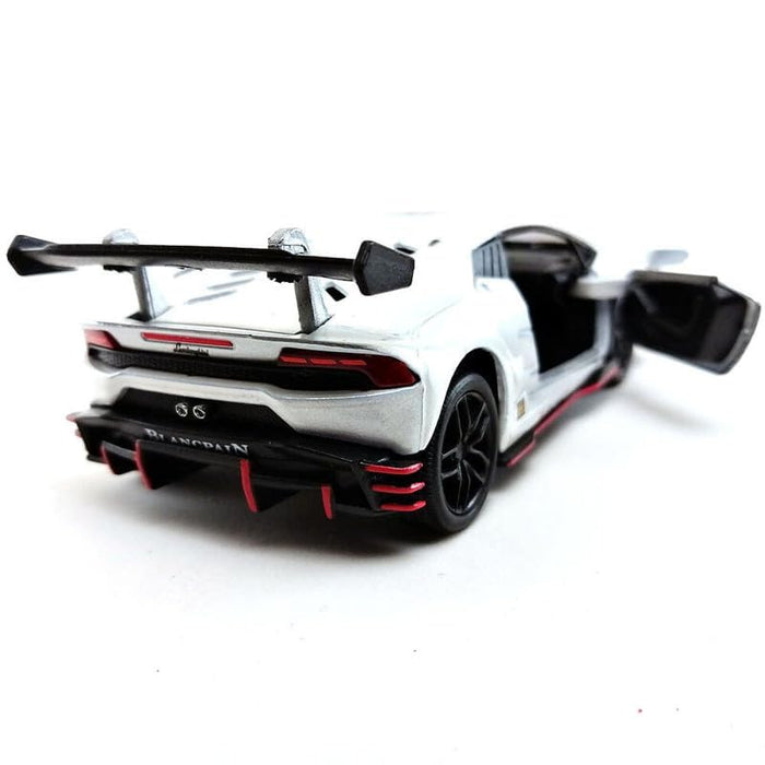 LAMBORGHINI HURACAN LP620-2 SUPER TROFEO 1:36 NO: KT5389D (WHITE)