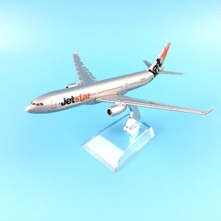 AIRPLANE DIECAST METAL JET STAR AIRBUS A320 16CM