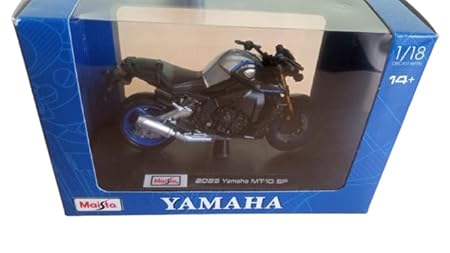 MAISTO YAMAHA MT-10 SP BIKE 1:18 SCALE 2023 DIECAST MODEL (20-23090)