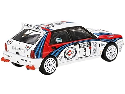 MINI GT 1/64 LANCIA DELTA HF #322 INTEGRALE EVOLUZIONE 1992 RALLY 1000 LAKES WINNER #3