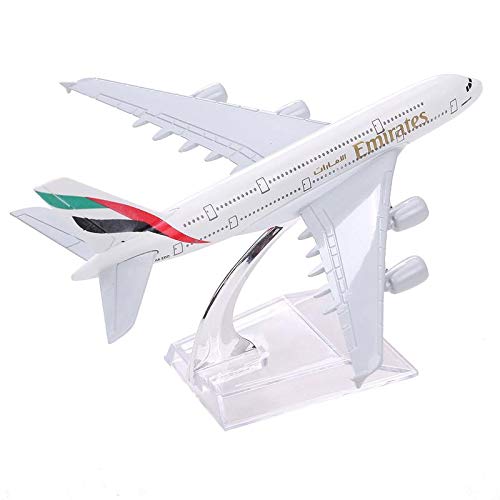 AIRPLANE METAL DIECAST EMIRATES A380 16CM