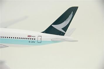 AIRPLANE DIECAST METAL CATHAY PACIFIC A350 20CM