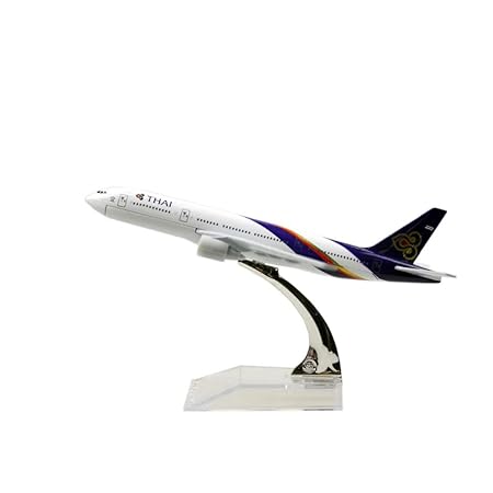 DIECAST AIRPLANE THAI  AIRWAY AIRBUS B777 SCALE 16 CM