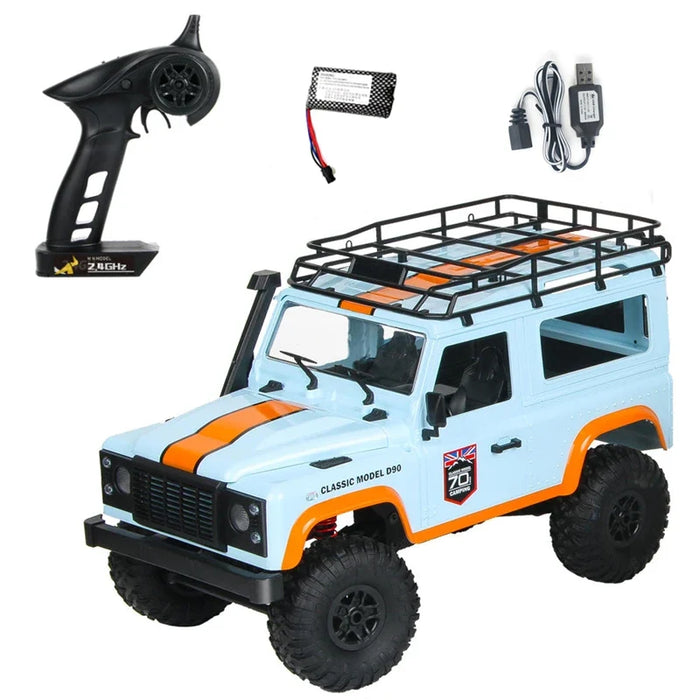 MN MODEL LAND ROVER DEFENDER MN99 1/12 2.4G 4WD RC ROCK CRAWLER (WHITE)