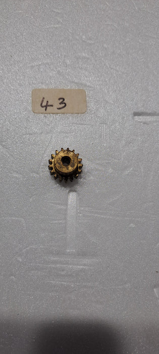 Motor Gear For Wltoys 12423 RC Car 3X10X15MM 17 TEETH -QUALITY PRE OWNED