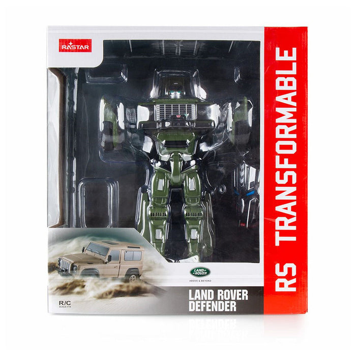 RASTAR LAND ROVER DEFENDER 76400 1/14 RC 2 IN 1 RS TRANSFORMABLE (GREEN)
