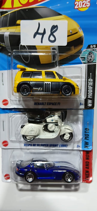 HOT WHEELS CASE-J MAINLINE (PACK OF 3) DIECAST