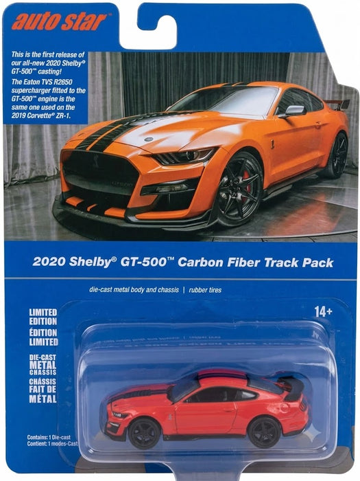 AUTO STAR 1/64 2020 SHELBY GT-500 CARBON FIBER TRACK PACK